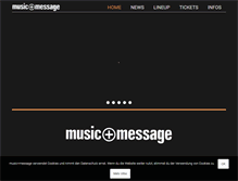 Tablet Screenshot of music-message-sersheim.de